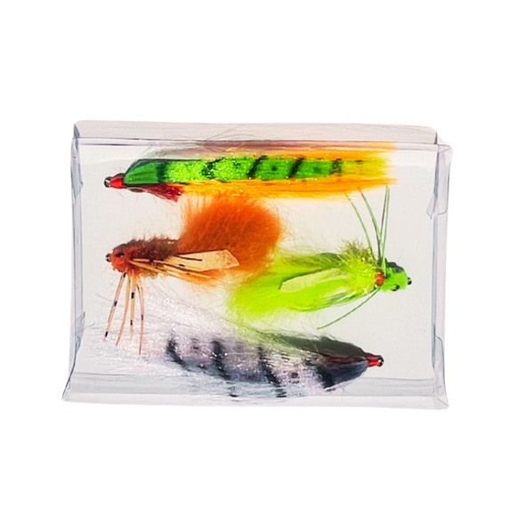 POSTFLY || FLY FISHING BAIT || SET OF FOUR || MUTIPLE COLORS - Picture 1 of 2
